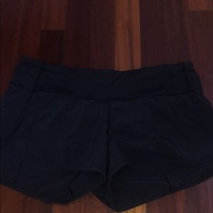 LuluLemon Navy Blue Speed up Short